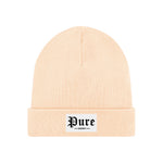 Beige Beanie Hat