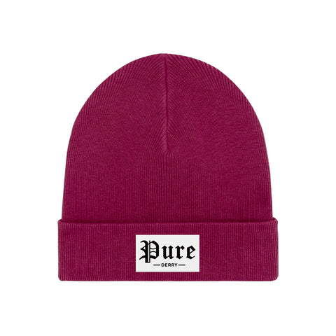 Burgundy Beanie Hat